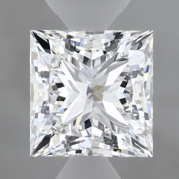 1.58 Carat Princess Shaped, Ideal Cut, E Color, VS1 Clarity, IGI Certified Lab Grown Diamond