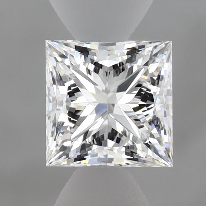 0.91 Carat Princess Shaped, Ideal Cut, E Color, VS1 Clarity, IGI Certified Lab Grown Diamond