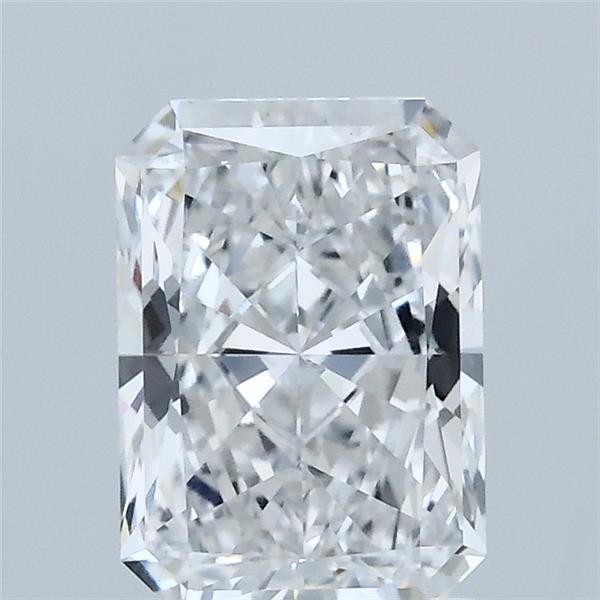 1.50 Carat Radiant Shaped, Ideal Cut, E Color, VS1 Clarity, IGI Certified Lab Grown Diamond