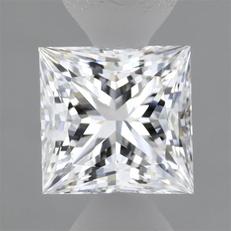 1.00 Carat Princess Shaped, Excellent Cut, D Color, VVS2 Clarity, IGI Certified Lab Grown Diamond