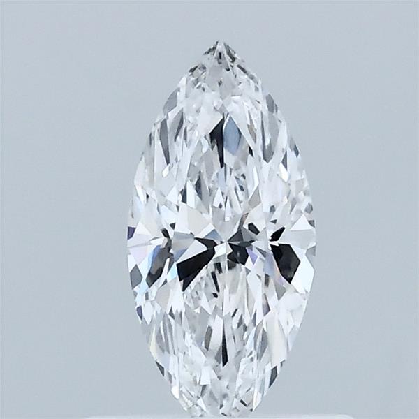 0.51 Carat Marquise Shaped, Excellent Cut, D Color, VVS2 Clarity, IGI Certified Lab Grown Diamond