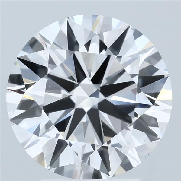 3.41 Carat Round Shaped, Ideal Cut, E Color, VVS2 Clarity, IGI Certified Lab Grown Diamond
