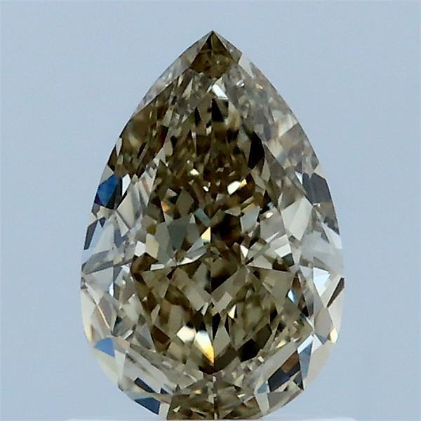 1.05 Carat Pear Shaped, Ideal Cut, FANCY LIGHT YELLOW Color, VVS2 Clarity, IGI Certified Lab Grown Diamond