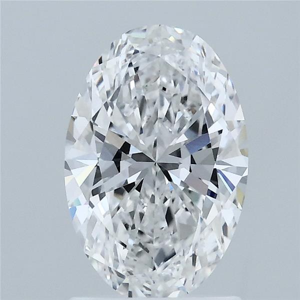 1.50 Carat Oval Shaped, Excellent Cut, D Color, VVS1 Clarity, IGI Certified Lab Grown Diamond