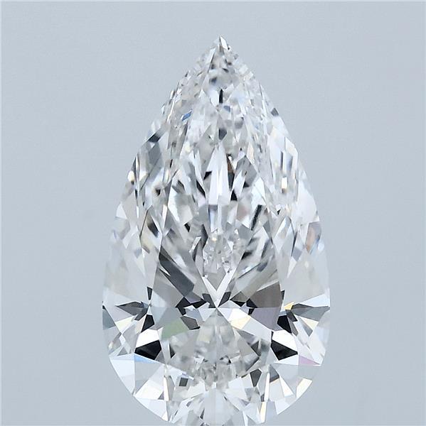 3.00 Carat Pear Shaped, Excellent Cut, F Color, VS2 Clarity, IGI Certified Lab Grown Diamond