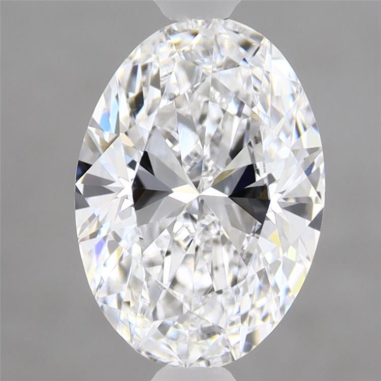 2.07 Carat Oval Shaped, Ideal Cut, D Color, VVS2 Clarity, IGI Certified Lab Grown Diamond
