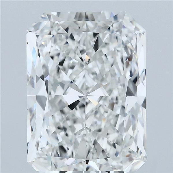 4.42 Carat Radiant Shaped, Ideal Cut, F Color, VVS2 Clarity, IGI Certified Lab Grown Diamond