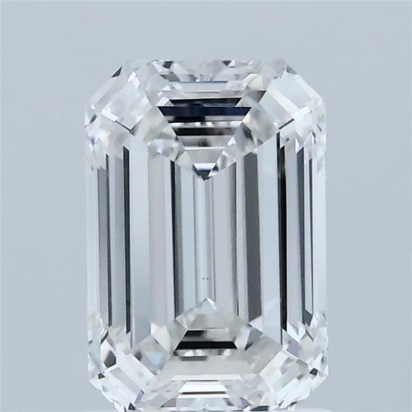 1.53 Carat Emerald Shaped, Ideal Cut, E Color, VS1 Clarity, IGI Certified Lab Grown Diamond