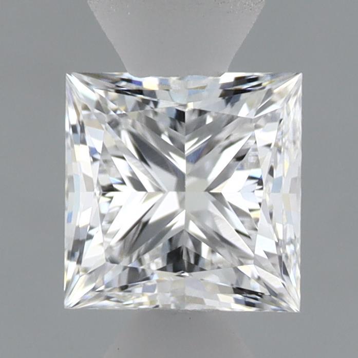 0.93 Carat Princess Shaped, Excellent Cut, E Color, VVS2 Clarity, IGI Certified Lab Grown Diamond