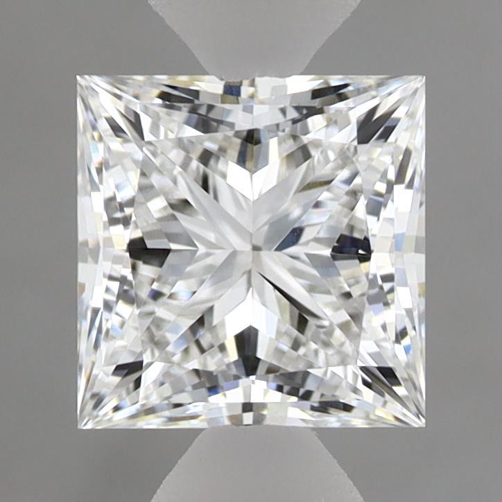 1.60 Carat Princess Shaped, Ideal Cut, E Color, VVS2 Clarity, IGI Certified Lab Grown Diamond