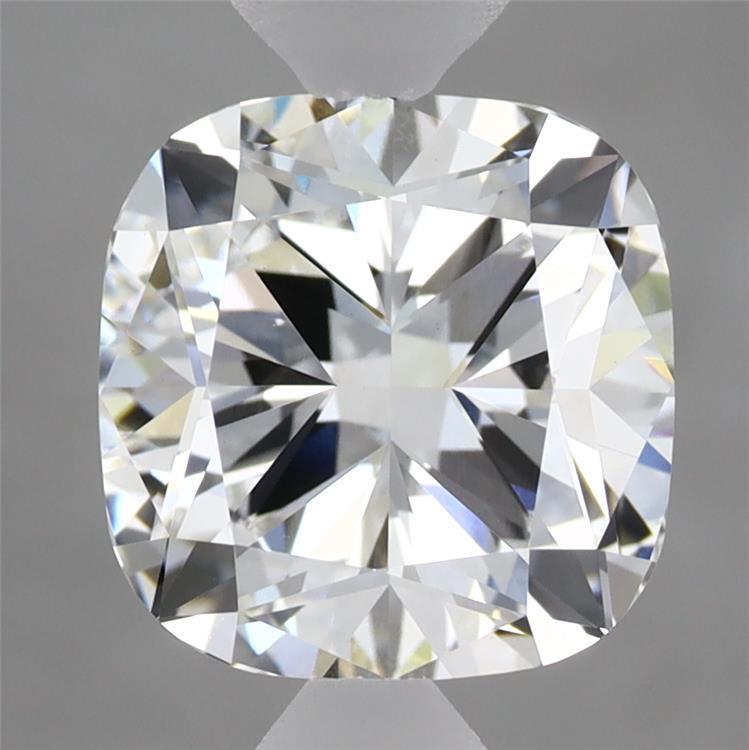 3.29 Carat Cushion Shaped, Ideal Cut, E Color, VVS2 Clarity, IGI Certified Lab Grown Diamond