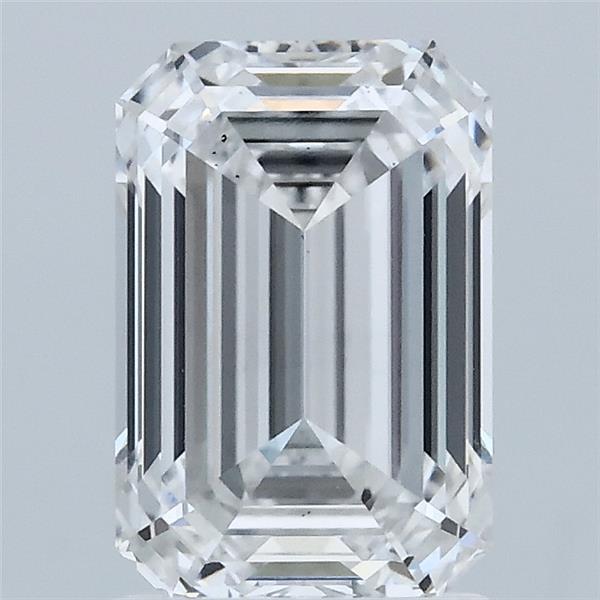 2.02 Carat Emerald Shaped, Ideal Cut, D Color, VS2 Clarity, IGI Certified Lab Grown Diamond