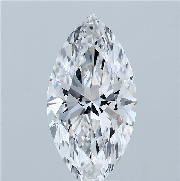 2.51 Carat Marquise Shaped, Ideal Cut, E Color, VVS2 Clarity, IGI Certified Lab Grown Diamond