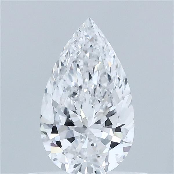 0.59 Carat Pear Shaped, Very Good Cut, D Color, VVS2 Clarity, IGI Certified Lab Grown Diamond
