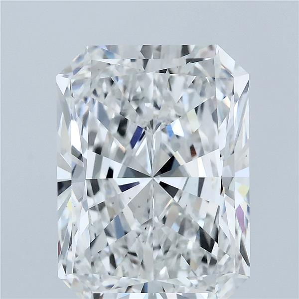 6.00 Carat Radiant Shaped, Excellent Cut, E Color, VS1 Clarity, IGI Certified Lab Grown Diamond