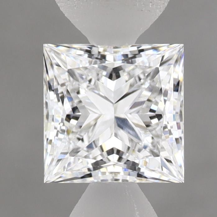 1.06 Carat Princess Shaped, Ideal Cut, D Color, VVS2 Clarity, IGI Certified Lab Grown Diamond
