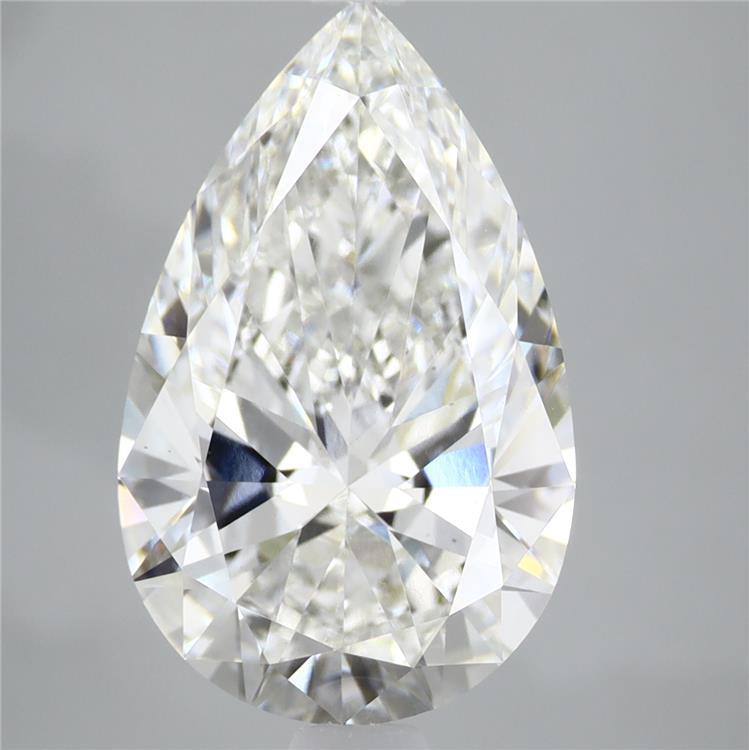 4.57 Carat Pear Shaped, Ideal Cut, F Color, VS2 Clarity, IGI Certified Lab Grown Diamond