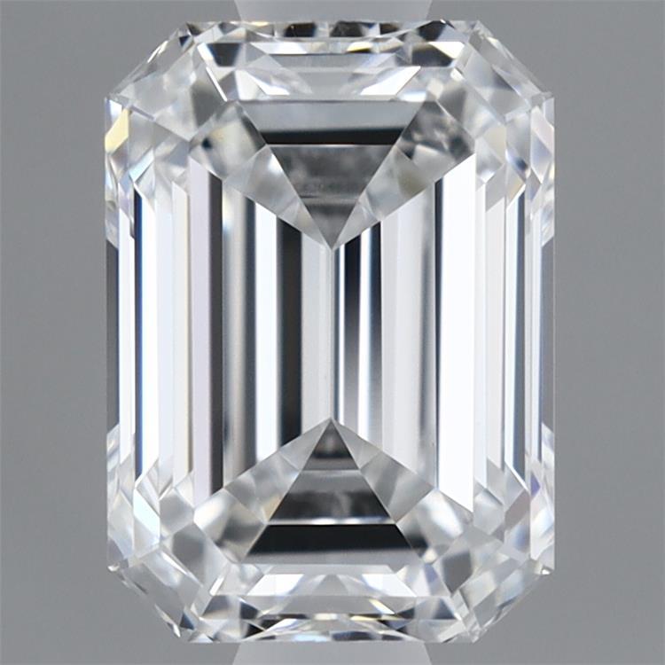 0.98 Carat Emerald Shaped, Ideal Cut, D Color, VS1 Clarity, IGI Certified Lab Grown Diamond