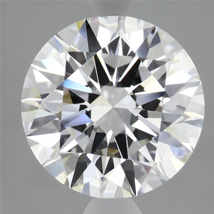 3.81 Carat Round Shaped, Excellent Cut, E Color, VS1 Clarity, IGI Certified Lab Grown Diamond