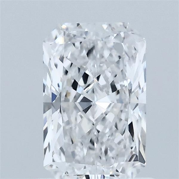 1.08 Carat Radiant Shaped, Excellent Cut, D Color, VVS2 Clarity, IGI Certified Lab Grown Diamond