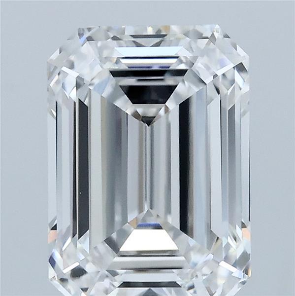 2.77 Carat Emerald Shaped, Ideal Cut, E Color, VVS1 Clarity, IGI Certified Lab Grown Diamond