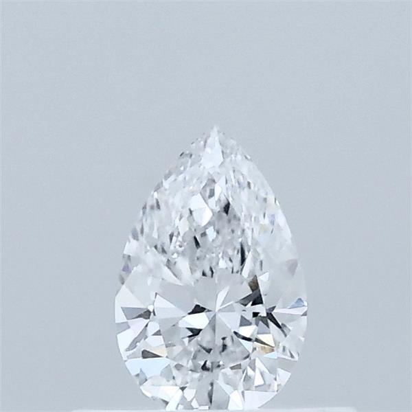 0.35 Carat Pear Shaped, Ideal Cut, D Color, VVS2 Clarity, IGI Certified Lab Grown Diamond