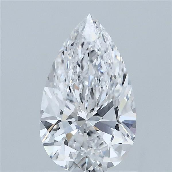 1.06 Carat Pear Shaped, Ideal Cut, D Color, VVS2 Clarity, IGI Certified Lab Grown Diamond