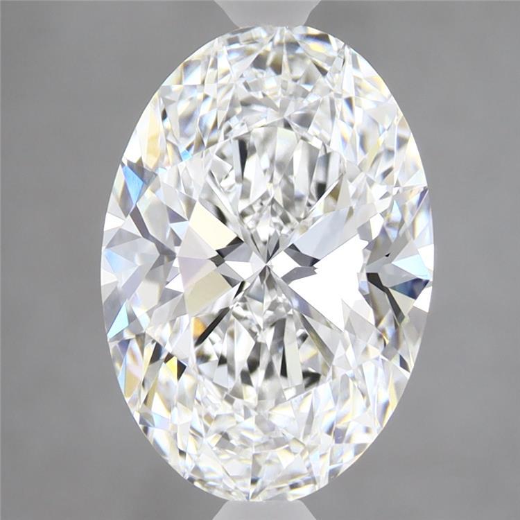 3.06 Carat Oval Shaped, Ideal Cut, D Color, VVS2 Clarity, IGI Certified Lab Grown Diamond