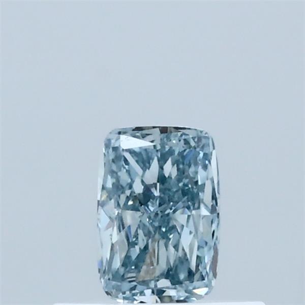 0.35 Carat Cushion Shaped, Very Good Cut, FANCY INTENSE BLUE Color, VS1 Clarity, IGI Certified Lab Grown Diamond