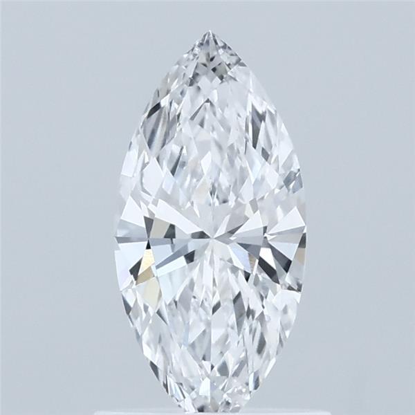 0.77 Carat Marquise Shaped, Ideal Cut, D Color, VVS2 Clarity, IGI Certified Lab Grown Diamond