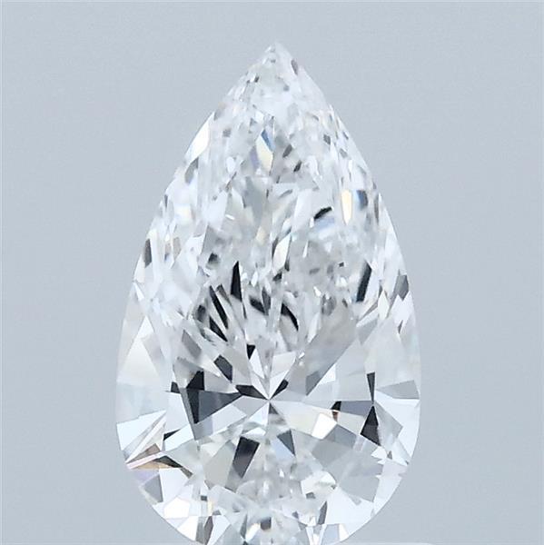 1.00 Carat Pear Shaped, Excellent Cut, D Color, VVS2 Clarity, IGI Certified Lab Grown Diamond