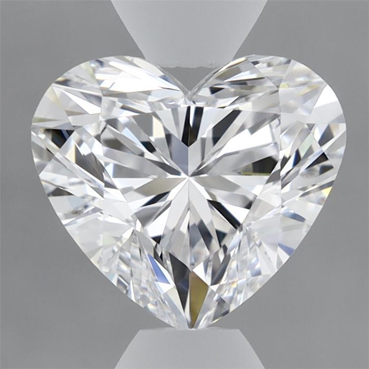 1.62 Carat Heart Shaped, Ideal Cut, D Color, VVS2 Clarity, IGI Certified Lab Grown Diamond