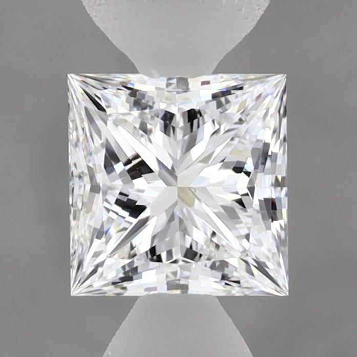 0.92 Carat Princess Shaped, Ideal Cut, D Color, VS1 Clarity, IGI Certified Lab Grown Diamond