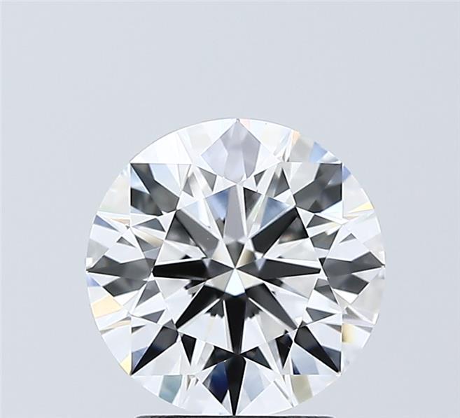 2.01 Carat Round Shaped, Ideal Cut, D Color, VS1 Clarity, IGI Certified Lab Grown Diamond