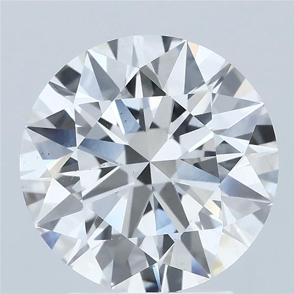 3.00 Carat Round Shaped, Excellent Cut, F Color, VS2 Clarity, IGI Certified Lab Grown Diamond