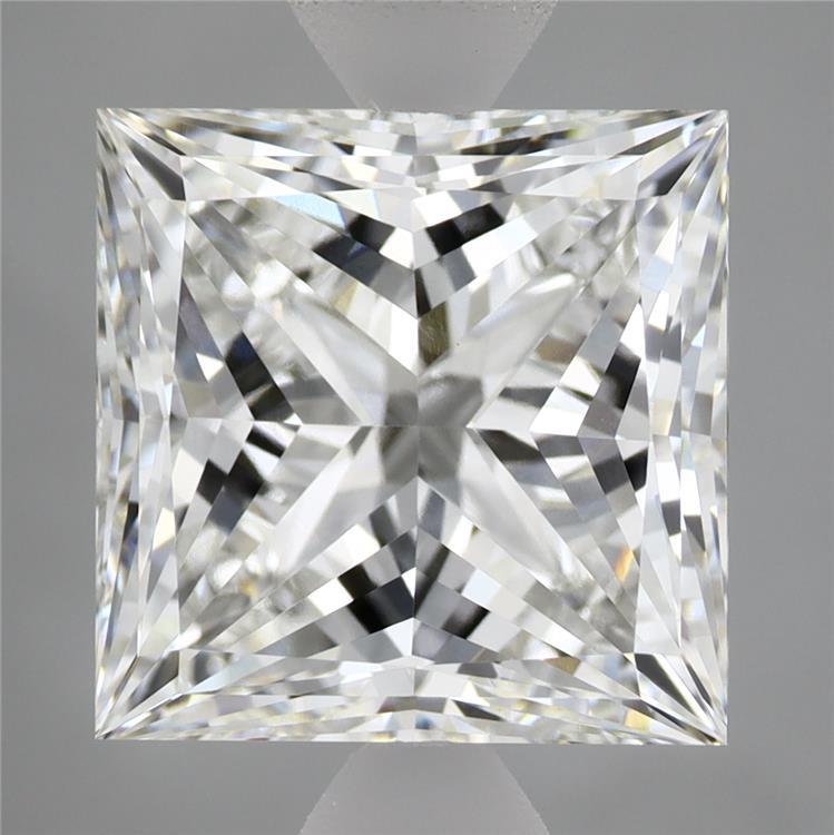 4.88 Carat Princess Shaped, Excellent Cut, F Color, VVS2 Clarity, IGI Certified Lab Grown Diamond