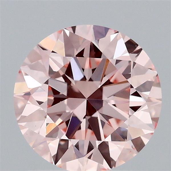 1.51 Carat Round Shaped, Excellent Cut, FANCY PINK Color, VS1 Clarity, IGI Certified Lab Grown Diamond
