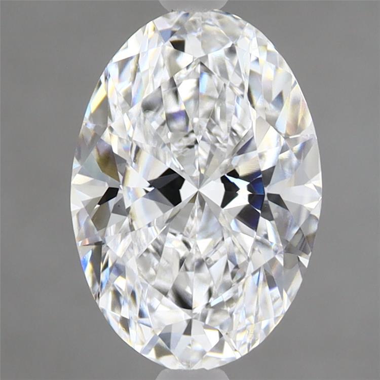 2.02 Carat Oval Shaped, Ideal Cut, D Color, VVS2 Clarity, IGI Certified Lab Grown Diamond