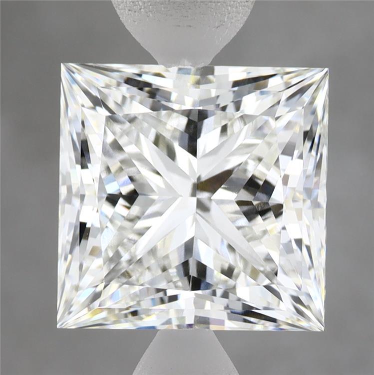 5.09 Carat Princess Shaped, Ideal Cut, E Color, VVS2 Clarity, IGI Certified Lab Grown Diamond