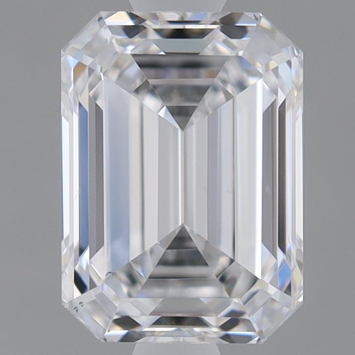 0.98 Carat Emerald Shaped, Ideal Cut, D Color, VS2 Clarity, IGI Certified Lab Grown Diamond