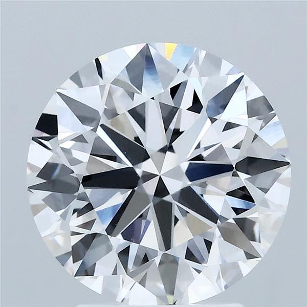 3.10 Carat Round Shaped, Ideal Cut, E Color, VVS2 Clarity, IGI Certified Lab Grown Diamond