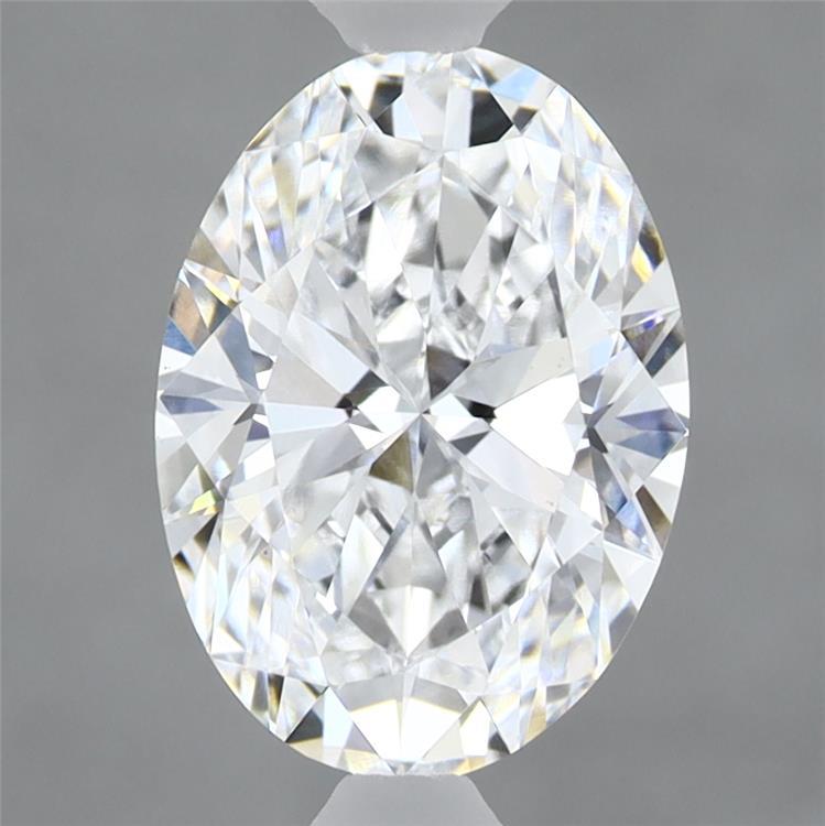 2.06 Carat Oval Shaped, Ideal Cut, D Color, VS1 Clarity, IGI Certified Lab Grown Diamond