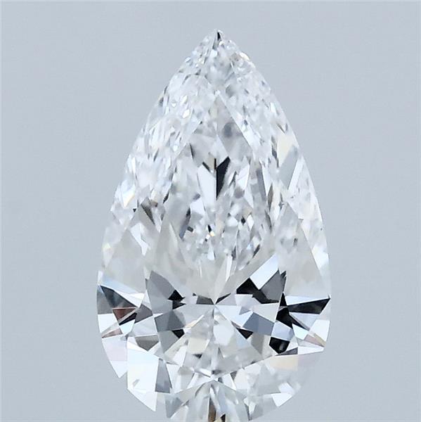 1.04 Carat Pear Shaped, Ideal Cut, D Color, VS1 Clarity, IGI Certified Lab Grown Diamond