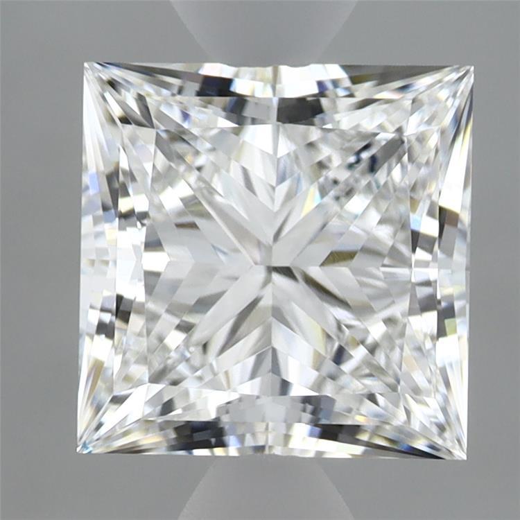 3.02 Carat Princess Shaped, Excellent Cut, E Color, VVS1 Clarity, IGI Certified Lab Grown Diamond