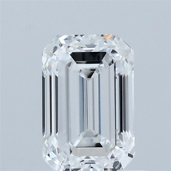 1.05 Carat Emerald Shaped, Excellent Cut, D Color, VVS2 Clarity, IGI Certified Lab Grown Diamond