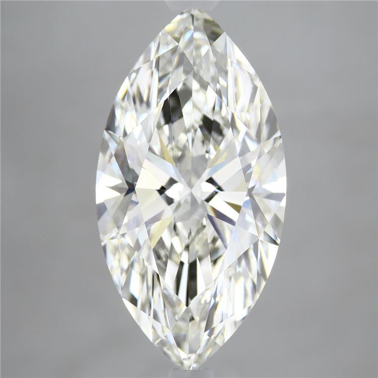5.01 Carat Marquise Shaped, Ideal Cut, G Color, VVS2 Clarity, IGI Certified Lab Grown Diamond
