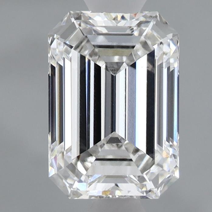 1.42 Carat Emerald Shaped, Ideal Cut, E Color, VS1 Clarity, IGI Certified Lab Grown Diamond