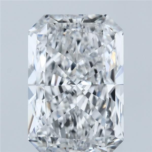 4.01 Carat Radiant Shaped, Ideal Cut, E Color, VVS1 Clarity, IGI Certified Lab Grown Diamond