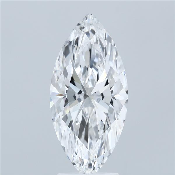 3.40 Carat Marquise Shaped, Ideal Cut, E Color, VS1 Clarity, IGI Certified Lab Grown Diamond
