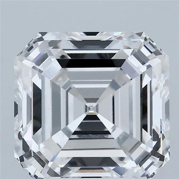 4.00 Carat Asscher Shaped, Ideal Cut, D Color, VS1 Clarity, IGI Certified Lab Grown Diamond